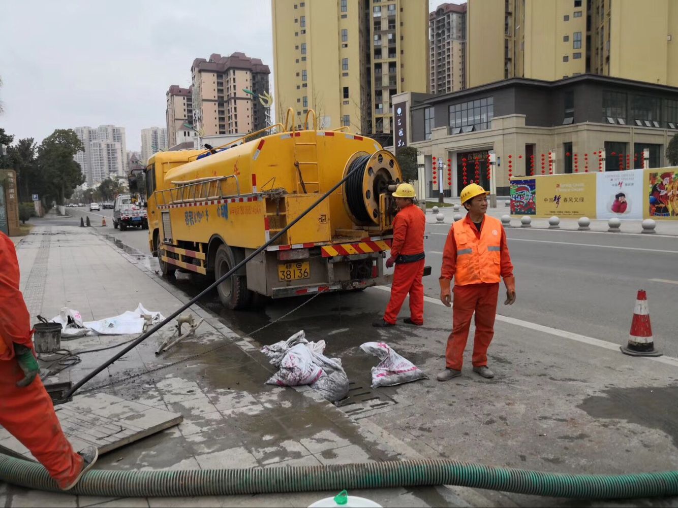 沙河口排污管道清淤-管道清洗